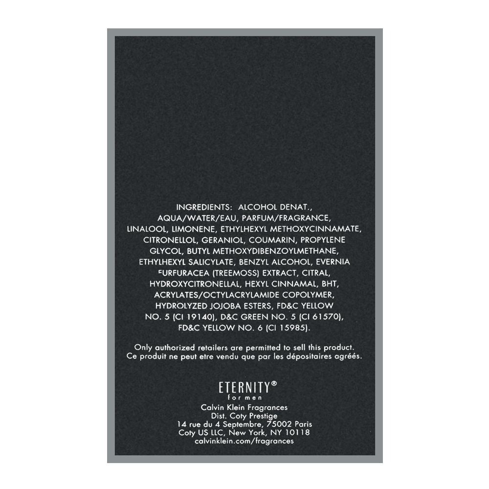 Calvin Klein Eternity For Men Perfume 100Ml
