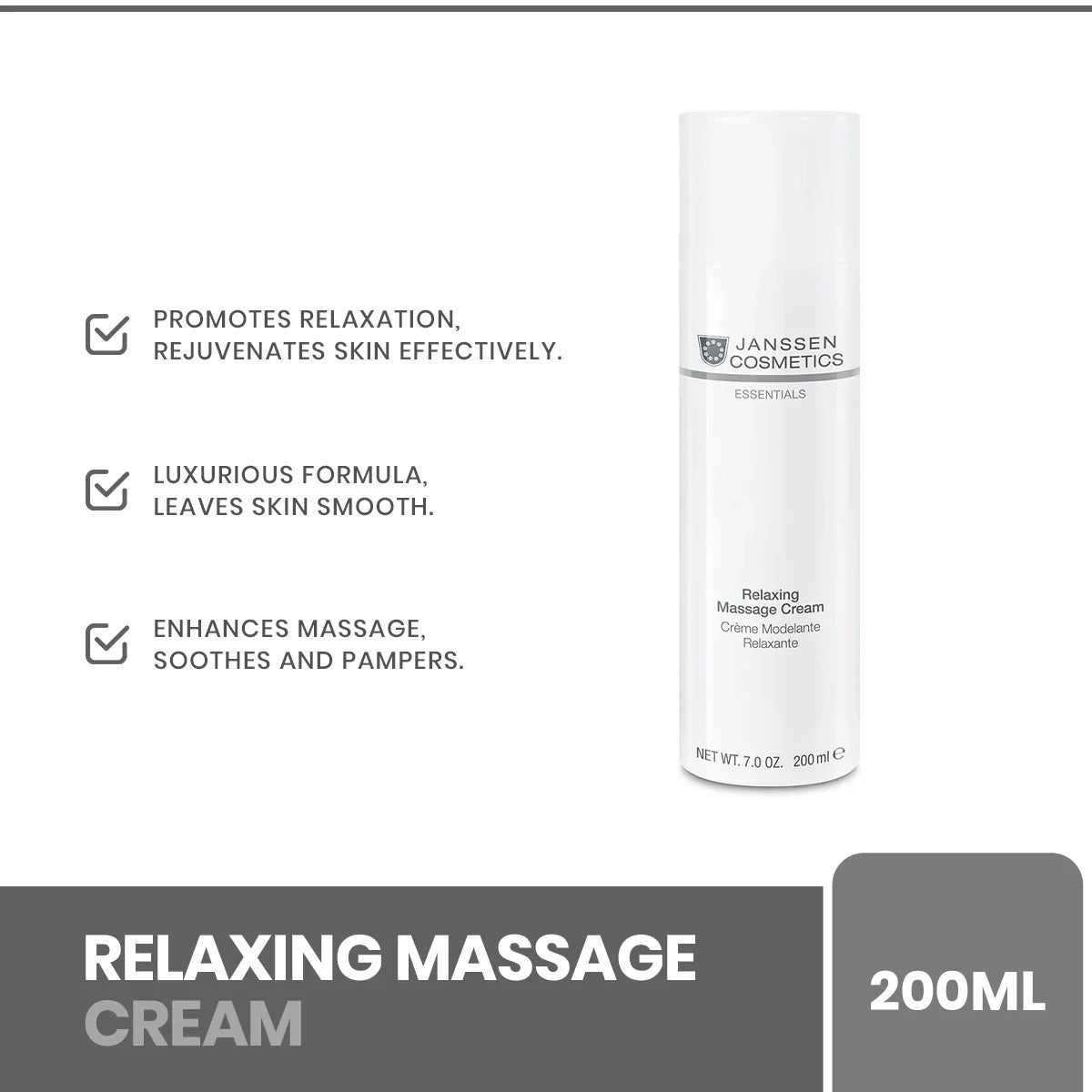 Janssen Cosmetics - Relaxing Massage Cream 200 ml