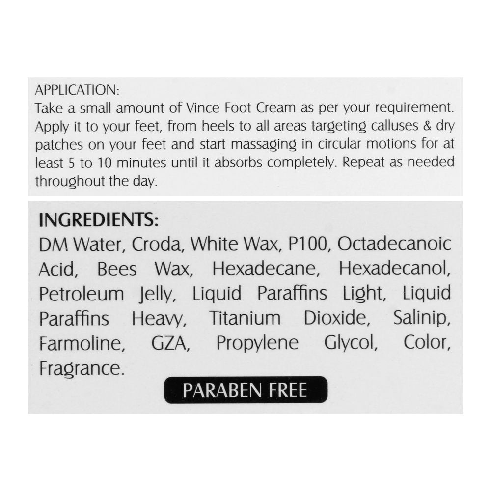 Vince - Foot Cream