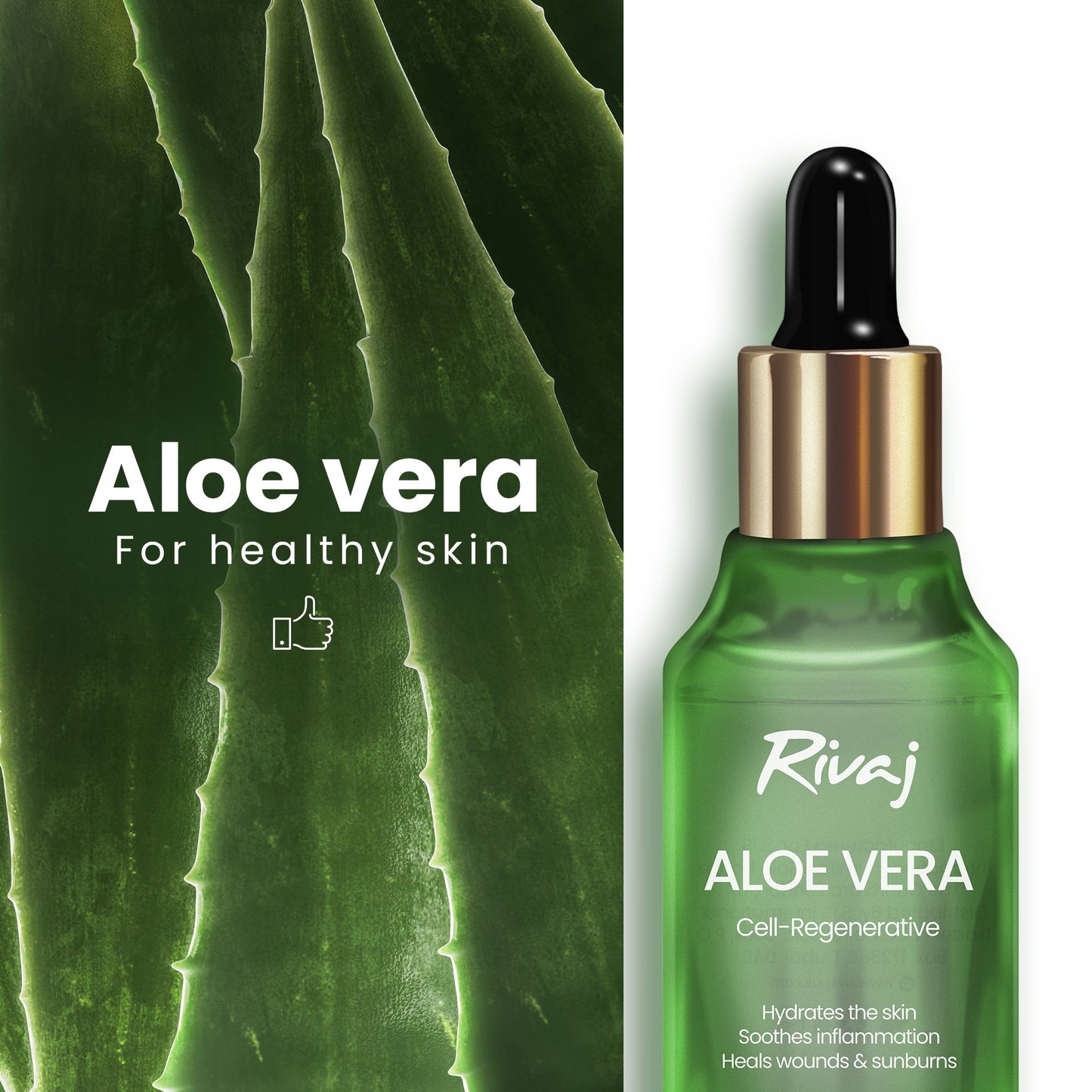 Rivaj - Face Serum - Aloe Vera (30ml)