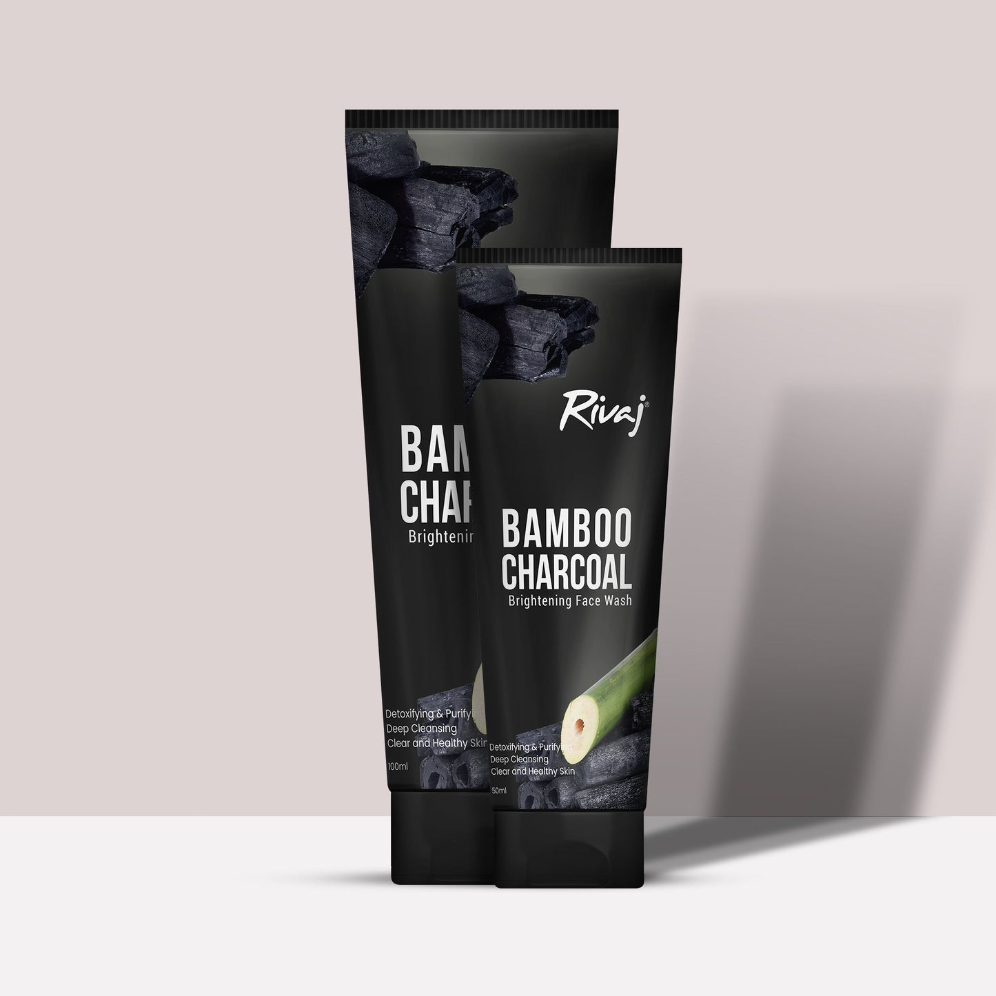 Rivaj - Whitening Face Wash - Bamboo Charcoal