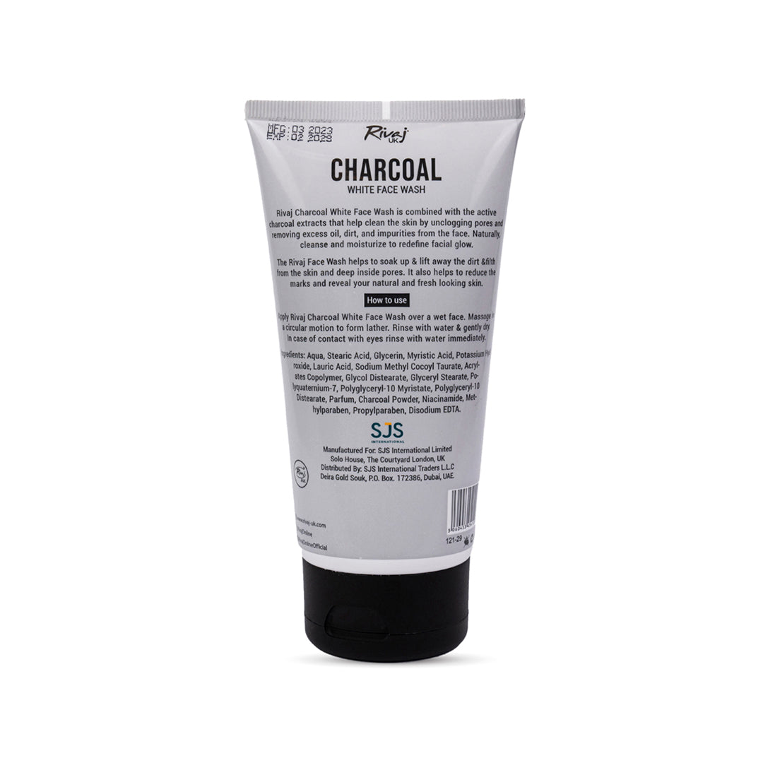 Rivaj - Charcoal White Face Wash (100ml)
