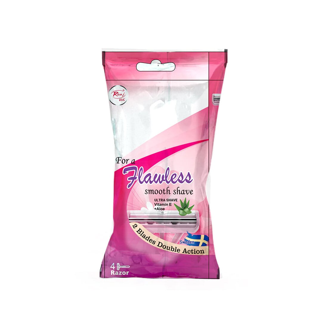 Rivaj - Flawless Smooth Shave Razor (Pack of 4)