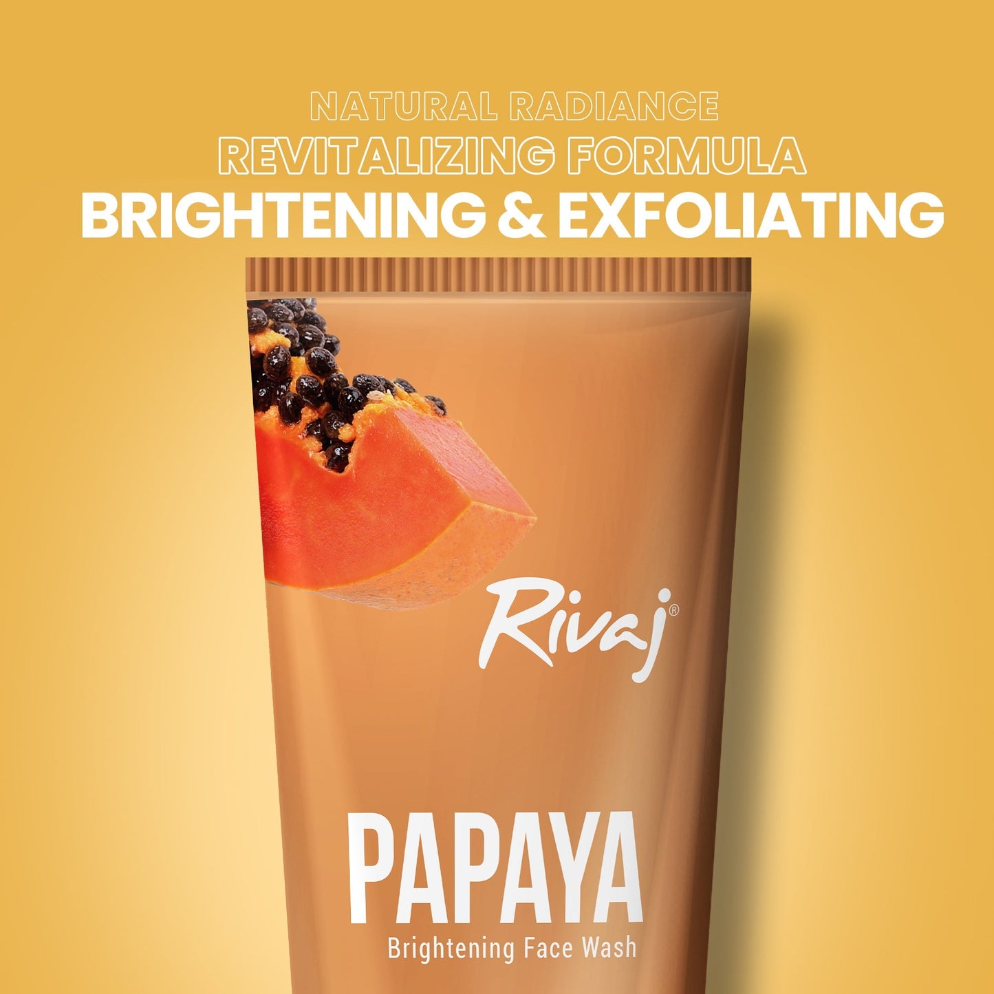 Rivaj - Brightening Face Wash - Papaya Extract