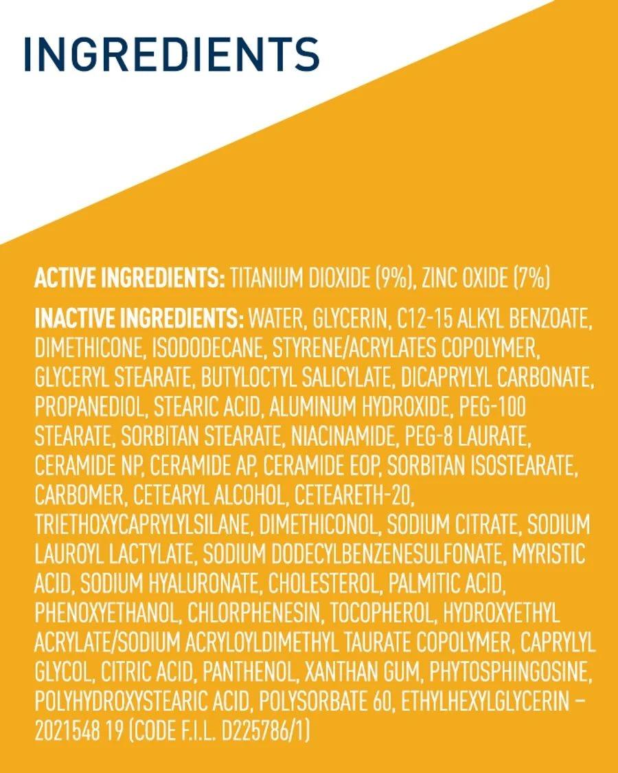 CeraVe - Hydrating Mineral Sunscreen SPF 50 Body Lotion