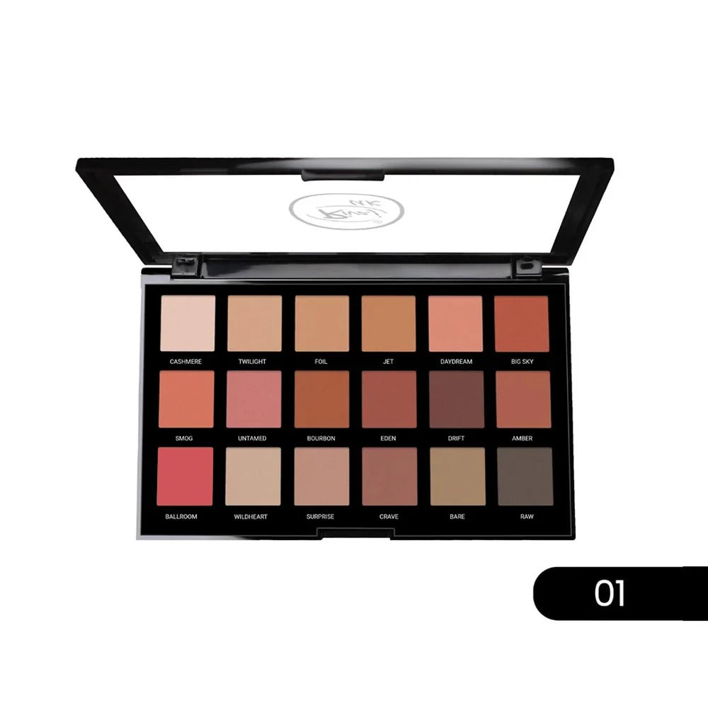 Rivaj - HD Flawless Eyeshadow Palette (18 in 1)