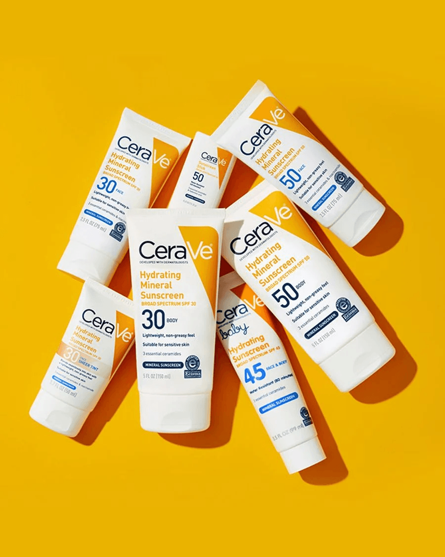 CeraVe - Hydrating Mineral Sunscreen SPF 50 Face Lotion