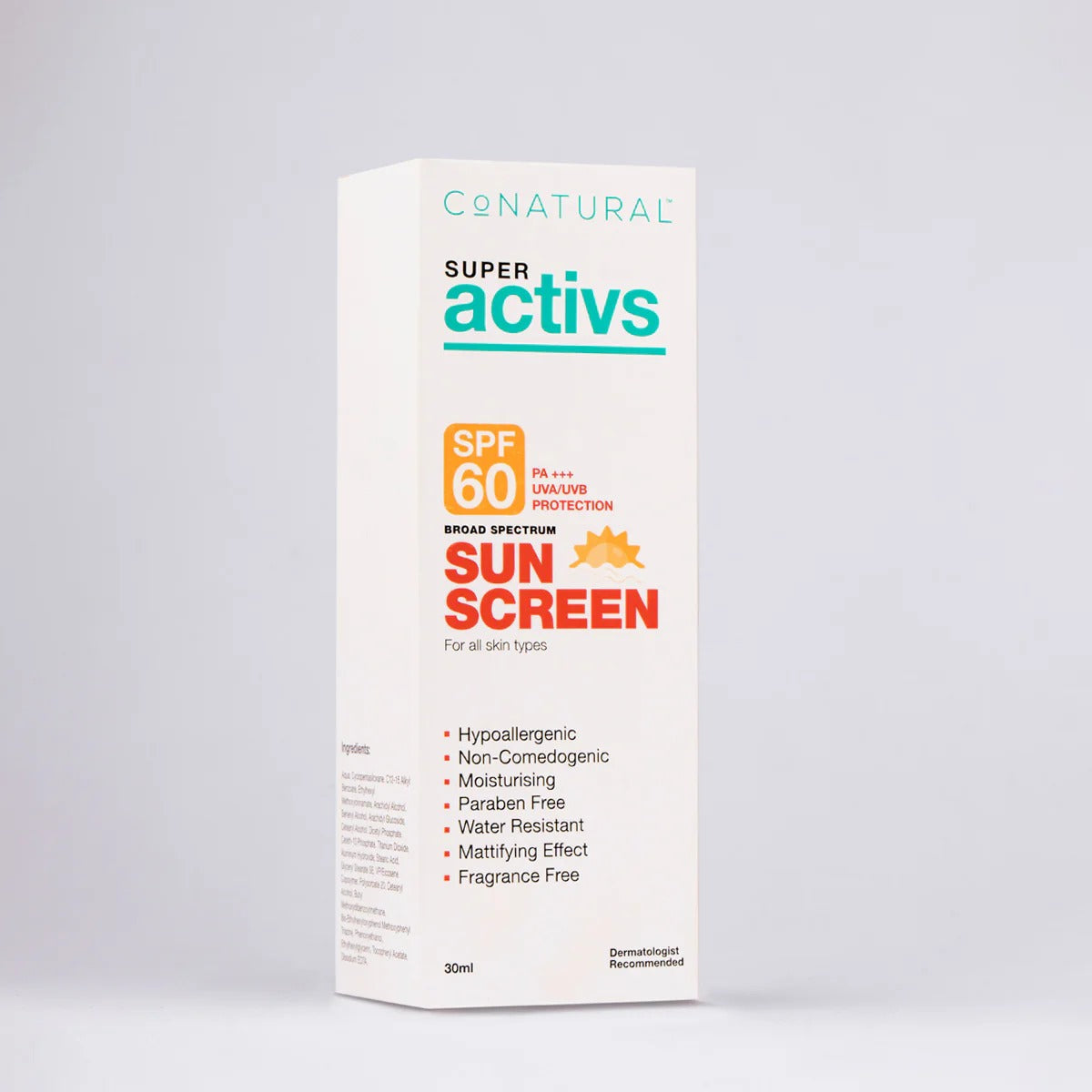 CoNATURAL - Sunscreen SPF 60 - 30ml