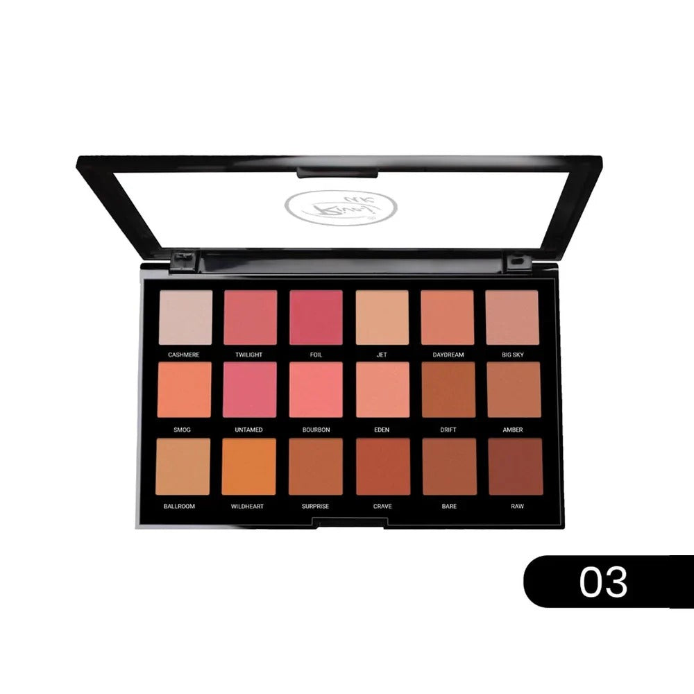 Rivaj - HD Flawless Eyeshadow Palette (18 in 1)