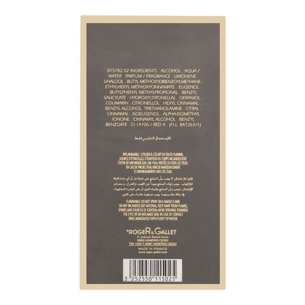 Roger & Gallet Open Perfume Men Edt 100ml