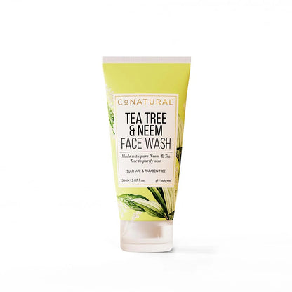 CoNATURAL - Tea Tree & Neem Face Wash