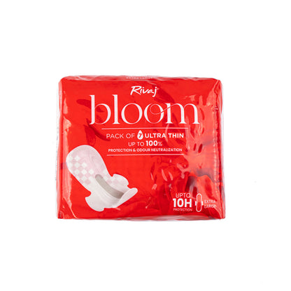 Rivaj - Ultra Thin Bloom Sanitary Pads (Extra Large) 7 PCS