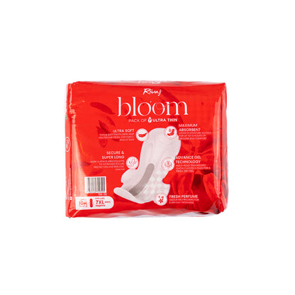 Rivaj - Ultra Thin Bloom Sanitary Pads (Extra Large) 7 PCS
