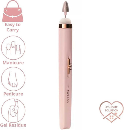 Finishing Touch Flawless Salon Nails - Professional Manicure Set- Files, Buffs, Shines, and Polishes for Instantly Beautiful Nails