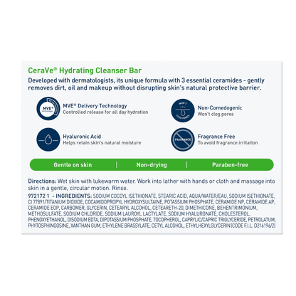 CeraVe - Hydrating Cleanser Bar