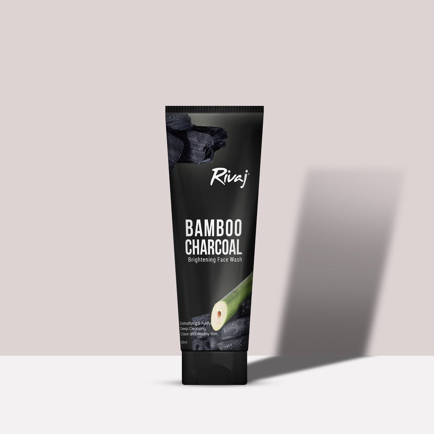 Rivaj - Whitening Face Wash - Bamboo Charcoal