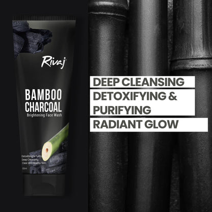 Rivaj - Whitening Face Wash - Bamboo Charcoal