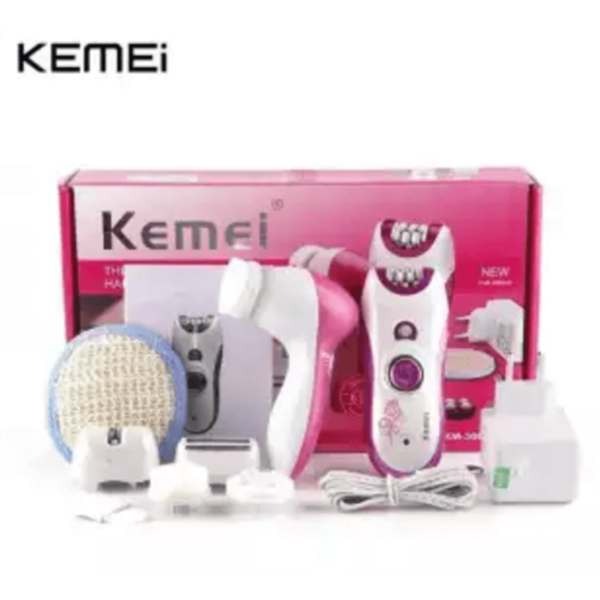 Kemei - Km-3066 6 In 1 Rechargeable Epilator