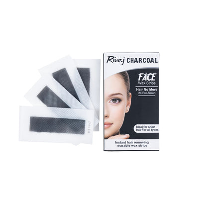 Rivaj - Charcoal Face Wax Strips