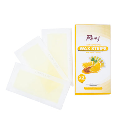 Rivaj - Hair Removing Body Wax Strips (Lemon & Honey)