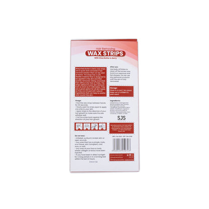 Rivaj - Hair Removing Wax Strips (Shea Butter & Berry)