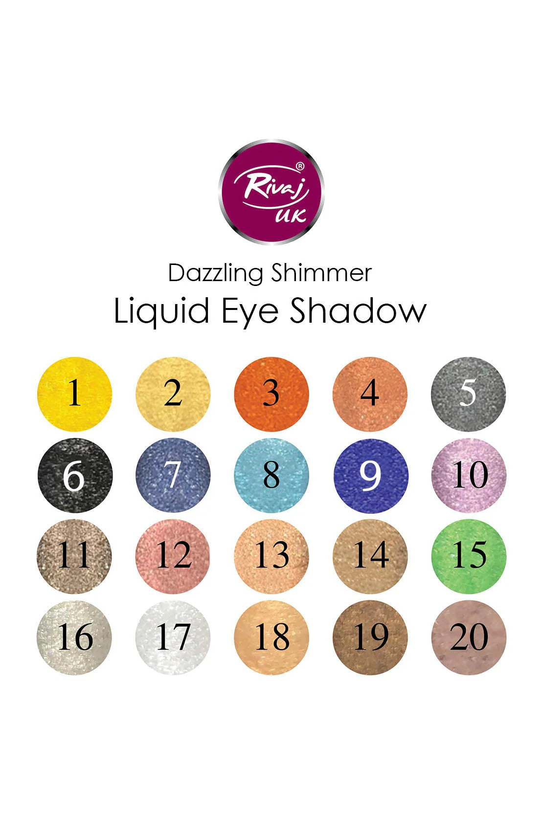 Rivaj - Dazzling Shimmer Eye Shadow