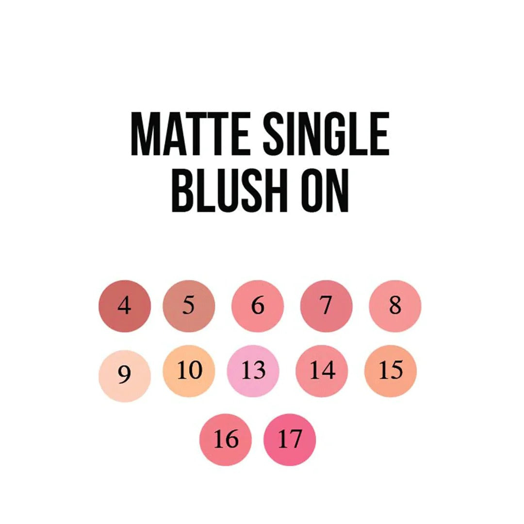Rivaj - Matte Single Blush On Powder