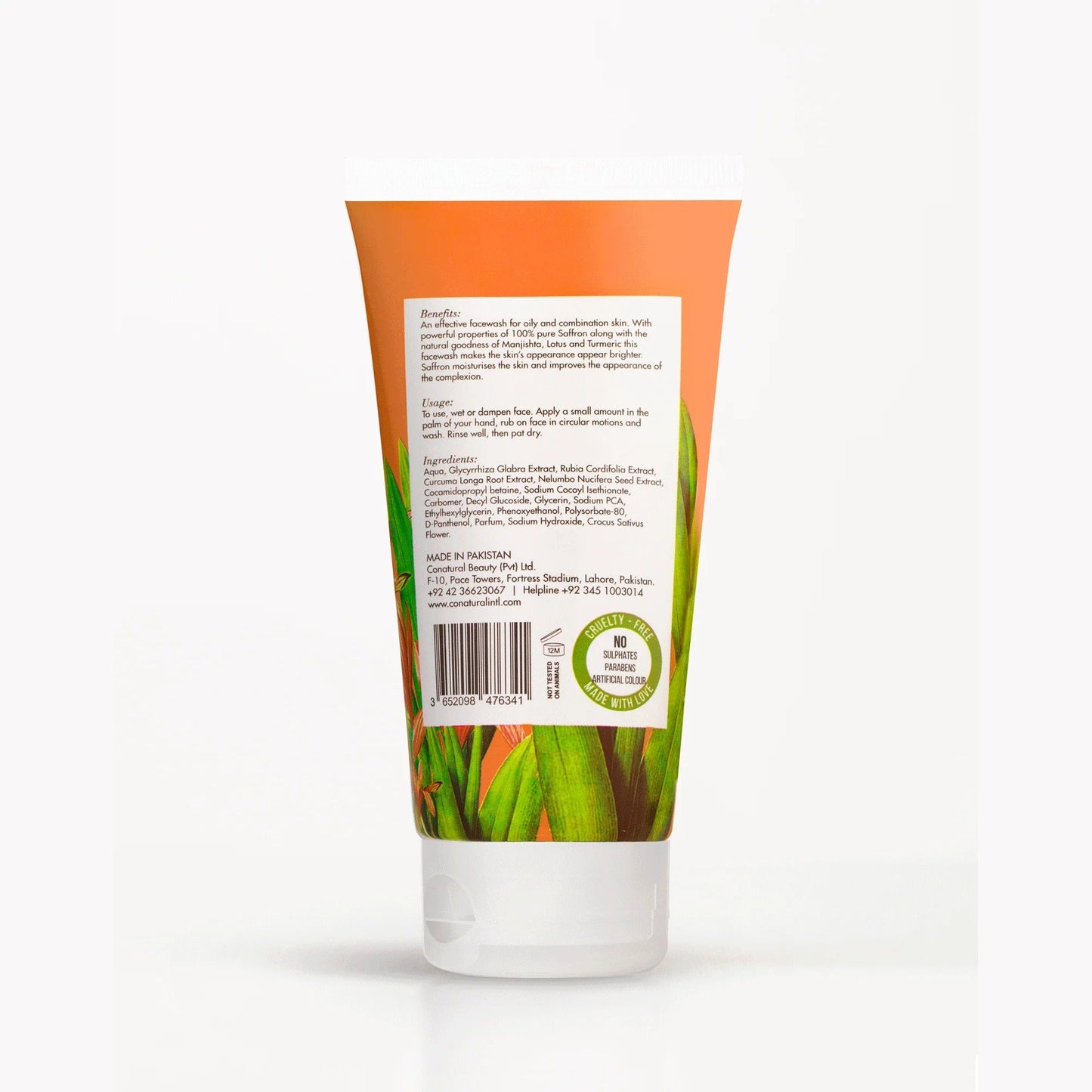 CoNATURAL - Saffron Face Wash 150ml