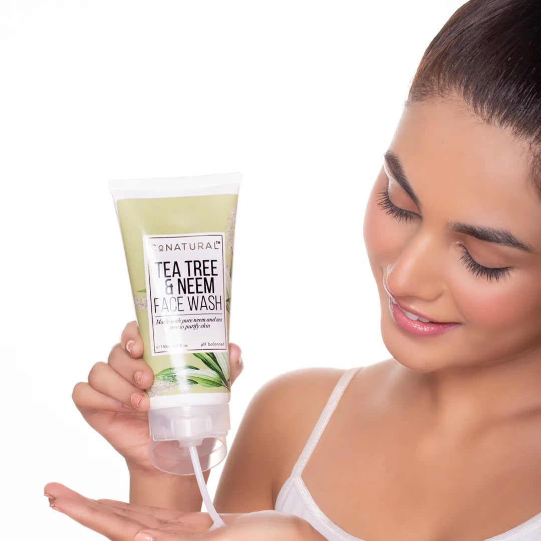 CoNATURAL - Tea Tree & Neem Face Wash