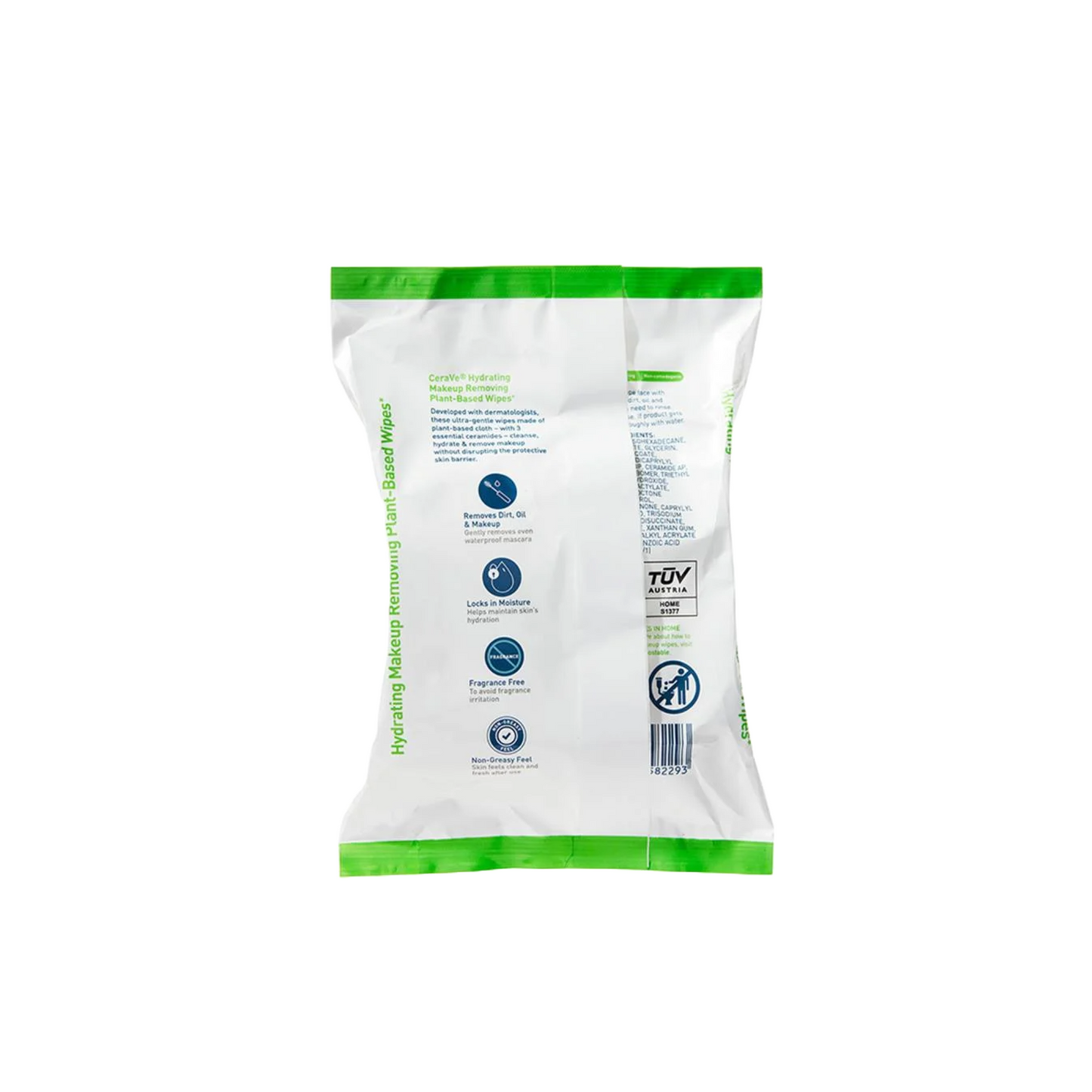 CeraVe - Hydrating Makeup Removing Plant-Based Wipes