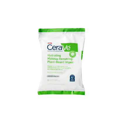 CeraVe - Hydrating Makeup Removing Plant-Based Wipes