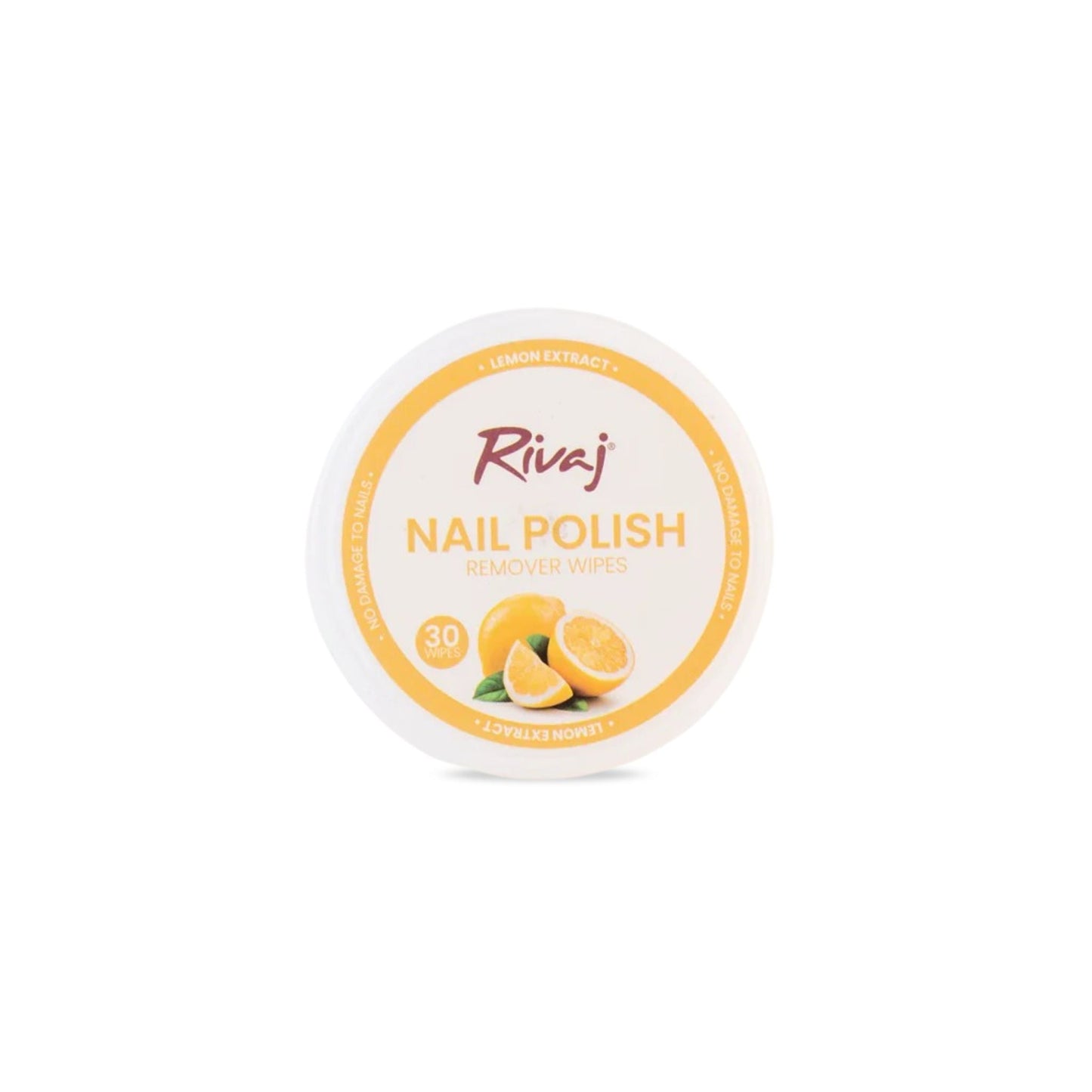 Rivaj - Nail Polish Remover Wipes (Lemon Extract)