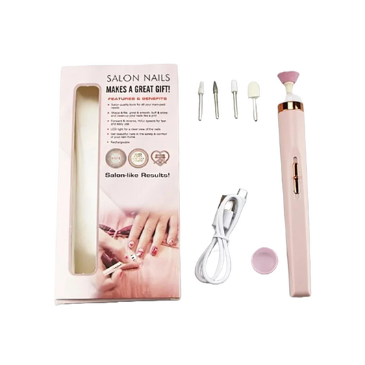 Finishing Touch Flawless Salon Nails - Professional Manicure Set- Files, Buffs, Shines, and Polishes for Instantly Beautiful Nails