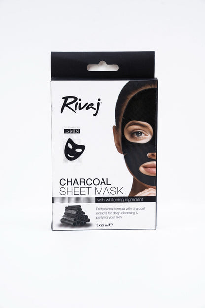 Rivaj - Charcoal Sheet Mask