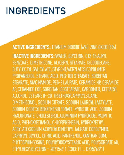 CeraVe - Hydrating Mineral Sunscreen SPF 30 Face Lotion
