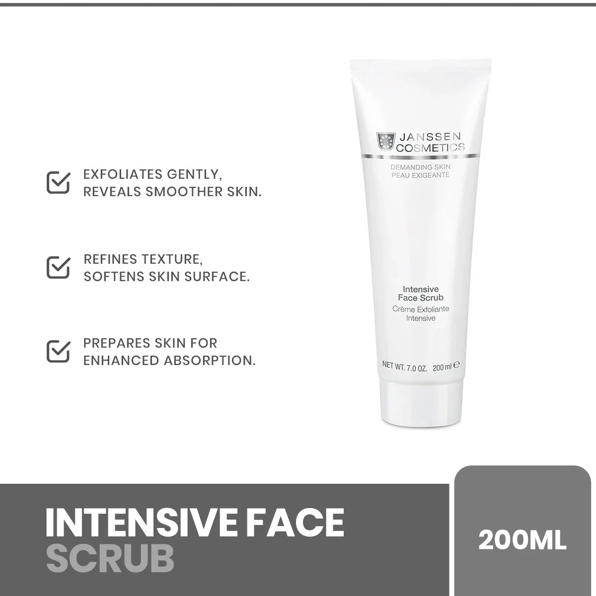 Janssen Cosmetics - Intensive Face Scrub 200ml