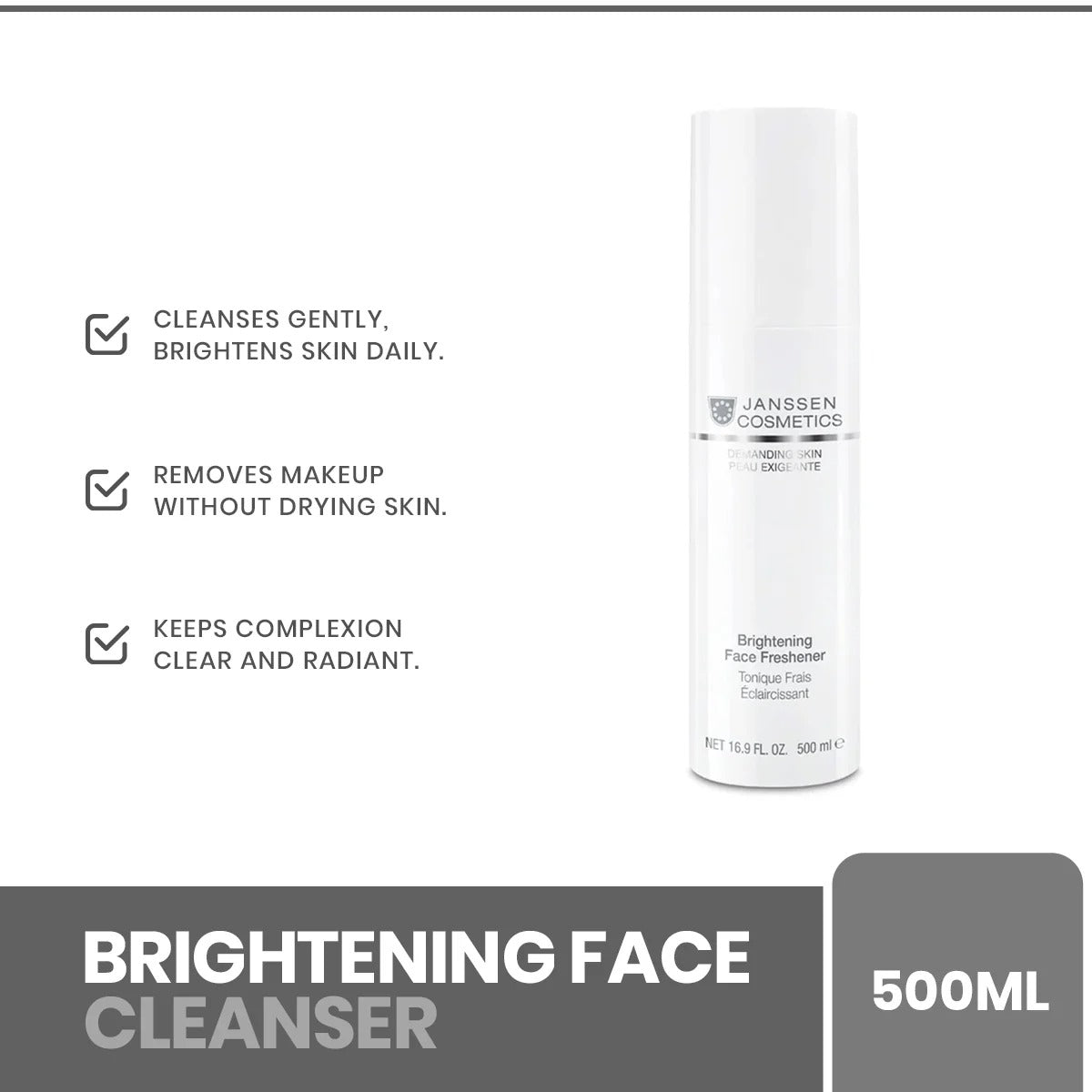 Janssen Cosmetics - Brightening Face Cleanser 500ml